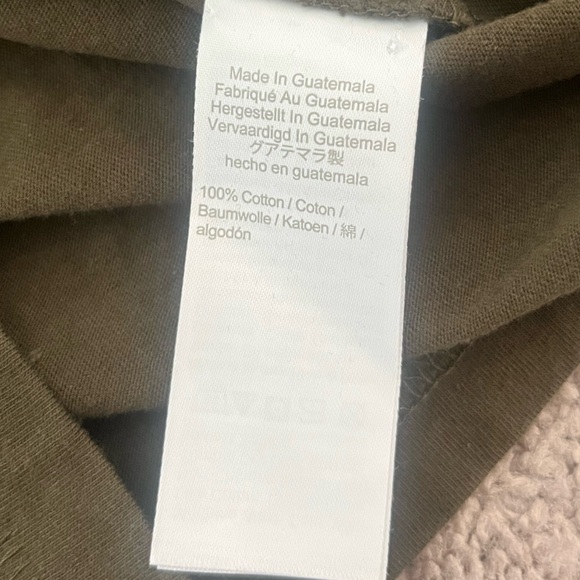 Madewell Olive Green Crew Neck T-Shirt - Picture 4 of 4